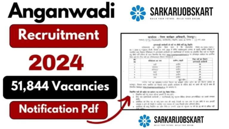 Anganwadi Recruitment 2024